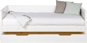 Cassetto inferiore bianco per letto , 200 × 90 cm Nikki - WOOOD