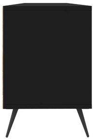 Mobile Porta TV Nero 150x30x44,5 cm in Legno Multistrato