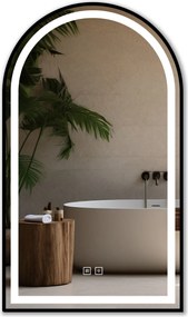 Specchio LED 60x100cm DASH BLACK