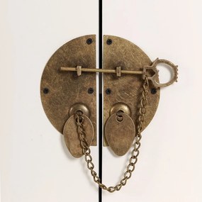 Cassettiera bassa bianca 130x50,5 cm Oriente - Ixia