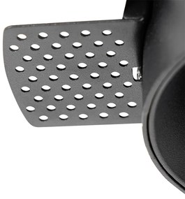 Faretto da incasso moderno nero GU10 tondo senza cornice - Oneon