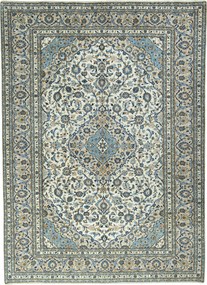 Kashan Tappeto persiano 410 x 290 Beige (Iran) Annodato A Mano