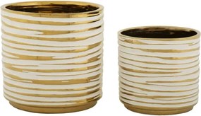 Porta Vasi Coppia Blom Cm Ø 23X22-18X17,5