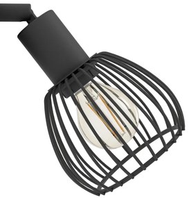 Eglo 901038 - Applique SONNINO 1xE14/40W/230V nero