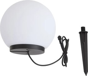 Lampada da esterno moderna 12V bianca 20cm incl. LED IP65 - Voltaire Luno