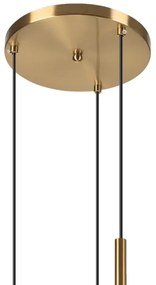 Lampadario a cavo CHITA 3xG9/5W/230V dorato
