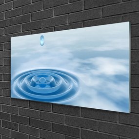 Quadro di vetro Arte dell'acqua 100x50 cm