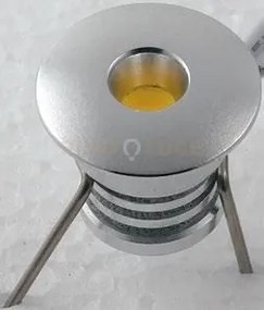 Incasso led starlight dc12v bianco e argento in alluminio 0,2w 11lm...