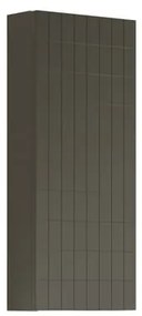 Pensile bagno Pixel laccato opaco grigio carbone, 1 anta apertura da sinistra P 17 x L 30 x H 80 cm