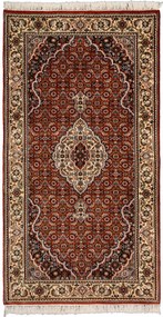 Tabriz Tappeto 160x90 Rosso (Indian) Annodato A Mano