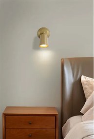 Searchlight 23340GO - Applique da parete LED ricaricabile e dimmerabile CONE LED/1,5W/5V, dorata