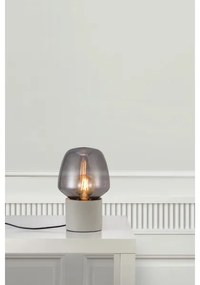 Nordlux - Lampada da tavolo CHRISTINA 1xE27/25W/230V calcestruzzo/nero