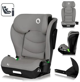 Lionelo - Seggiolino auto NEAL i-Size 100-150 cm Grigio Cemento