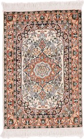 Cashmere Silk Tappeto 60x90 (Iran) Annodato A Mano