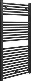 Termoarredo scaldasalviette 500x1200 nero opaco con interasse 45 cm
