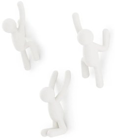 Ganci in plastica da parete in set da 3 Buddy - Umbra