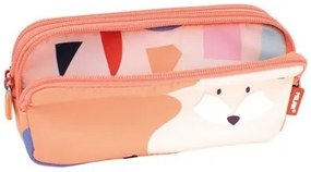 Astuccio Scuola Milan Animals Arancio 20 x 11 x 6,5 cm