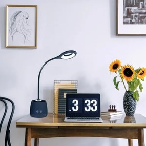 Lampada da tavolo flessibile ricaricabile a LED dimmerabile LUSIA LED/5W/5V 3000/4000K 1200 mAh nero