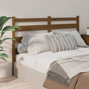 Testiera Per Letto Ambra 146x4x100 Cm İn Legno Massello Di Pino /