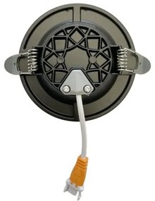 Lampada LED da incasso LED/7,5W/230V 4000K nero/argento