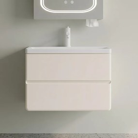 Mobile bagno 60 cm lavabo integrato e specchio contenitore | KAM-SM60 - KAMALU