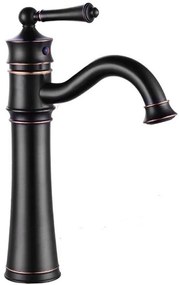 Rubinetto da lavabo Rea Vintage Old Black High