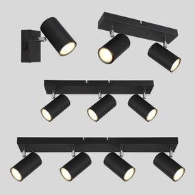 Globo 57911-4B - Faretto ROBBY 4xGU10/35W/230V nero