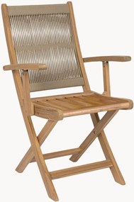 Set di 2 poltroncine da giardino in legno di acacia Danubio