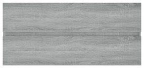 Mobile lavabo grigio sonoma 100x38,5x45 cm in legno multistrato