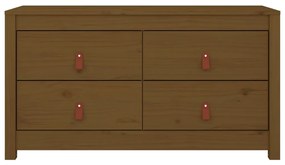 Armadietto Miele 100x40x54 cm in Legno Massello di Pino