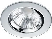 Faretto da Incasso Led Rotondo Orientabile Cromo Dimmerabile Pamir GD Trio