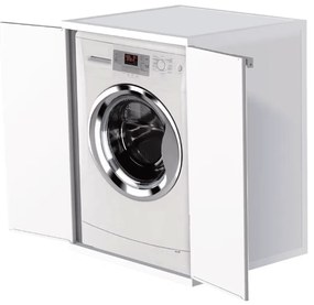 Mobile Per Lavatrice Esterno 68,5x64,5 Mongardi "Outdoor" Bianco Lucido