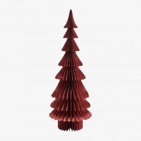 Albero Di Natale In Carta Kixel Rosso Sangria - Sklum