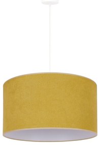 Duolla - Lampadario a sospensione con filo BRISTOL 1xE27/15W/230V diametro 45 cm giallo/bianco
