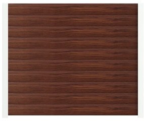 Recinzione Maia in alluminio noce H 138 x L 150 cm