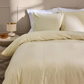 Set copripiumino e federa avorio per letto matrimoniale ed esteso 240x220 cm Linella – douceur d'intérieur