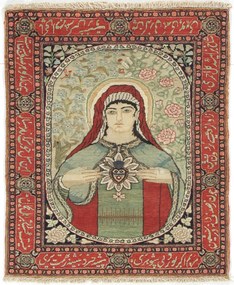 Kashan Tappeto persiano 70x80 (Iran) Annodato A Mano