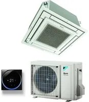 Climatizzatore Condizionatore Daikin a Cassetta Fully Flat 18000 BTU FFA50A + RZAG50A R-32 Wi-Fi Optional con Comando a Filo e Griglia Inclusi