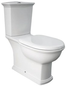 WC monoblocco washington, sedile incluso P 70.5 x L 36 x H 40 cm bianco