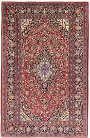 Kashan Tappeto persiano 140x220 Rosso (Iran) Annodato A Mano