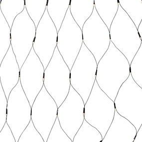 Nedis CLLN160 - Tenda natalizia LED 160xLED/7 funzioni 5m IP44 bianco caldo