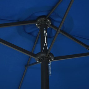 Ombrellone da Esterni Palo in Alluminio 460x270cm Blu