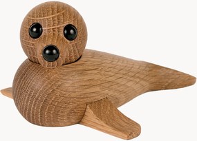 Oggetto decorativo in legno di quercia fatto a mano Baby Seal