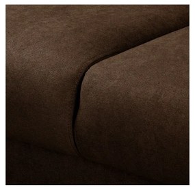 Divano angolare marrone scuro (angolo sinistro) Beata - Ropez