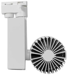 Faretto LED 40W per Binario Monofase, CRI92, 125lm/W, 100° - Bianco Colore Bianco Freddo 6.000K