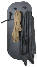 Attaccapanni da parete nero in metallo 55 cm Espen – Spinder Design