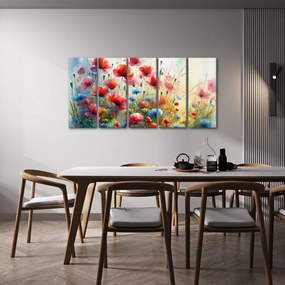 Quadro su tela – Prato estivo in fiore