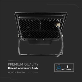 Riflettore LED con sensore LED/50W/230V 6500K IP65 nero