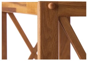 Scaffale effetto rovere colore naturale 70x87 cm X-Shelf - Unique Furniture