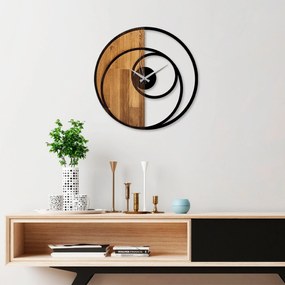Orologio Da Parete İn Legno Elegante /